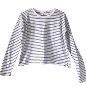 Rag & Bone Black and White Striped Long Sleeve